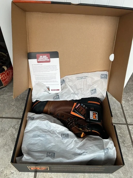 Timberland PRO Endurance 6" Steel Toe Work Boots Sz 12 Brown Waterproof NIB - Picture 9 of 11